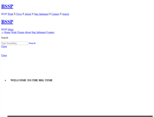 Tablet Screenshot of influx.bssp.com